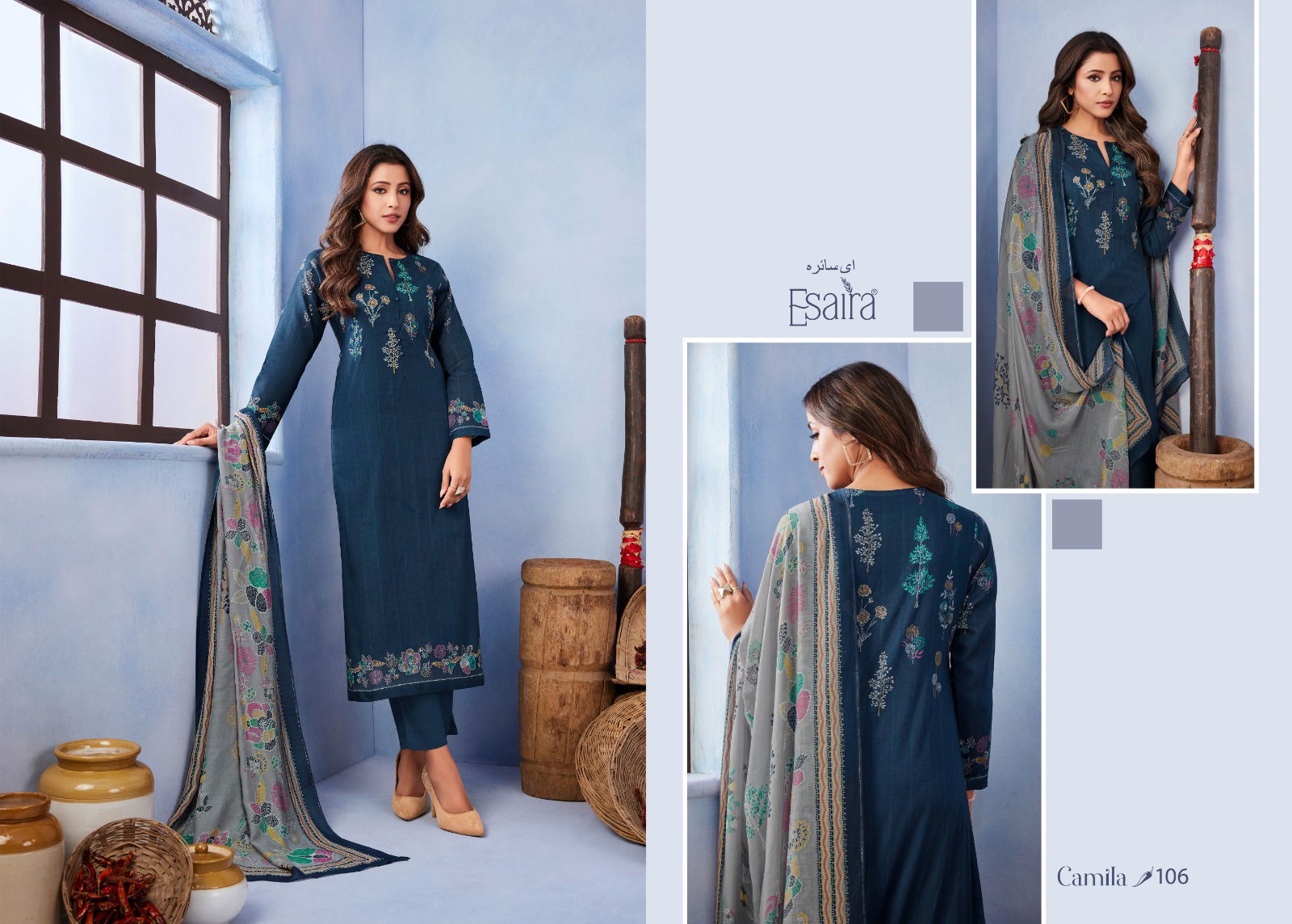 Camila By Esta Esaira Printed Cotton Designer Salwar Kameez Wholesale Market In Surat